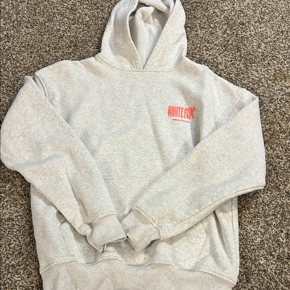 White Fox Boutique Tops - White Fox Boutique Light Gray Hoodie